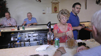 Joyce Matthews of Hazelwood, center, and Mike Kerekgyarto are among the last remaining members of Hazelwood's Hungarian club.