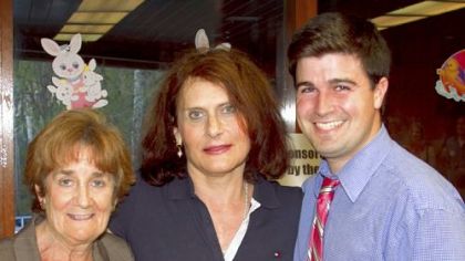 Gena Turner, center, with Judy O'Connor, and Corey O'Connor, councilman.