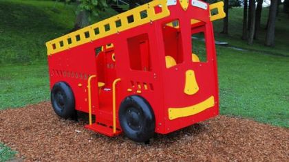 Kennedy marked the 75th anniversary of its volunteer fire department by installing a play apparatus, "Freddie the Fire Truck," in Fairhaven Park. Other celebrations are planned.