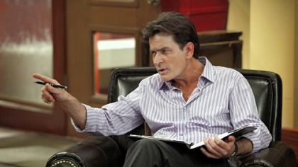 Charlie Sheen tries for a win in his new series, "Anger Management."