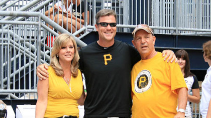 Diana Napper, Frank Coonelly and Dr. Bill Poller