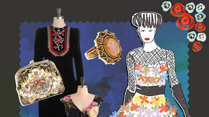 Inspiration board from ModCloth.com and Teen Vogue for the Make the Cut contest, which will give five aspiring designers the chance to have their sketches turned into stylish ensembles that will be sold by ModCloth and featured in Teen Vogue.