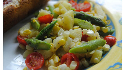 Warm Jersey Corn Salad