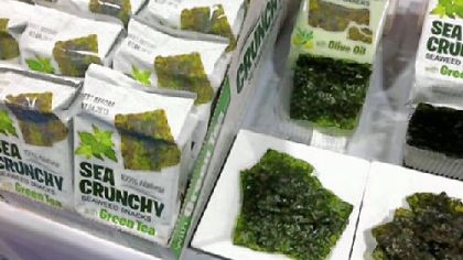 Crunchy seaweed snacks are giving chips a run for the money.