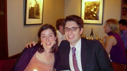 China Millman and Michael Hoffman at No. 9 Park in Boston, September 2005.