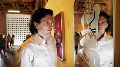 Ryan McGinness with "Women."