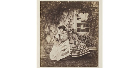 "The Princess Royal and Princess Alice," an 1855 salt print by British artist Roger Fenton (1819-1869) is among promised gifts to Carnegie Museum.