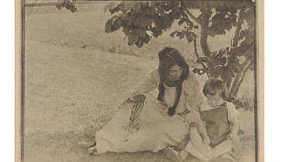 "The Picture Book," by Gertrude Kasebier.