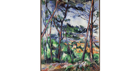 "Landscape Near Aix, The Plain of the Arc River," by Paul CFFDzanne.