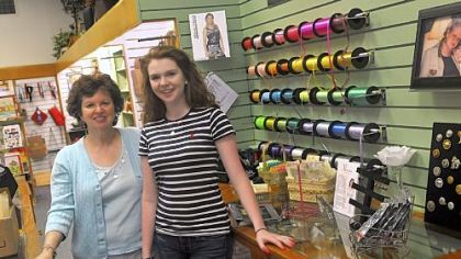 Ronda Goetz, left, and Jessica Buchman, now run the shoppe in Latrobe.
