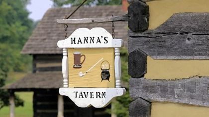 The commowealth established court in the home and tavern of Robert Hanna. The first session was held April 6, 1773.