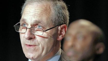 Former FBI director Louis Freeh speaks after it was announced in November that he would  lead the independent investigation into the Jerry Sandusky scandal at Penn State.