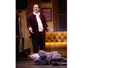 Lewis J. Stadlen portrayed Max Bialystock to Don Stephenson's Leo Bloom when "The Producers" came to the Benedum Center in 2002. Mr. Stadlen will be Tevye in Pittsburgh CLO's "Fiddler on the Roof," opening Friday.