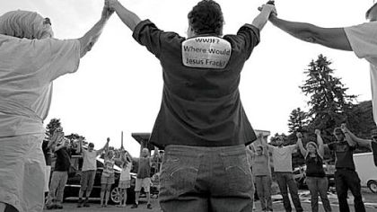 Pastor Leah Schade holds the group together with grit and prayer. In the past year, Rev. Schade has spearheaded one of few faith-driven groups that calls into question the morality of fracking.