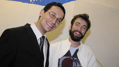 Jacob Bacharach and event designer Thommy Conroy.