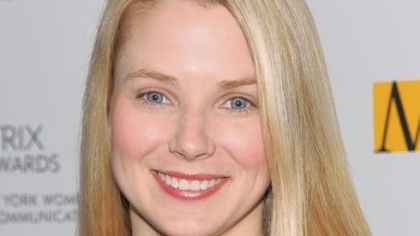 Yahoo's new CEO, Marissa Mayer, is expecting her first child in October.