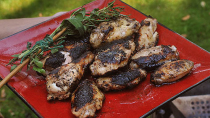 Clinched chicken.