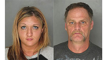 Rachel George and Christopher George mugshots