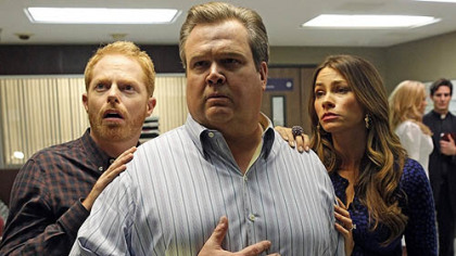 "Modern Family's" Jesse Tyler Ferguson, Eric Stonestreet and Sofia Vergara.