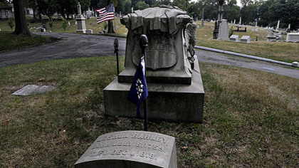 A prominent grave marker for Baltimore native Commodore Joshua Barney has been erected in Allegheny Cemetery in Lawrenceville. It's been provided by the Col. John Eager Howard Chapter of the Maryland Society of the Sons of the American Revolution.