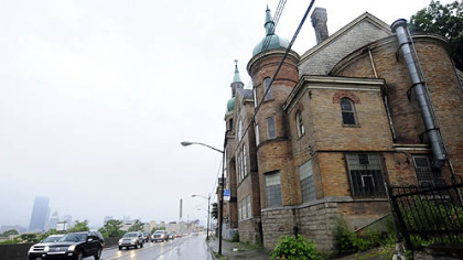 Exterior of St. Nicholas Church along Rt 28.
