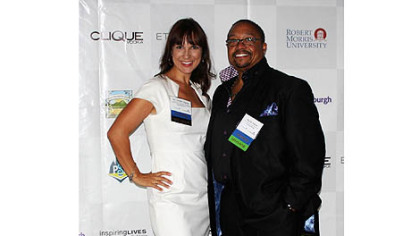 Dr. Shellie Hipsky and Dave Atkins.