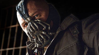 Tom Hardy as Bane in "The Dark Knight Rises."