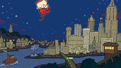 In Adam Lane's "Stop Thief!", the main character Randall McCoy floats over a city that sure looks like our Golden Triangle.