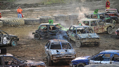 Demolition Derby at the Westmoreland County Fair.