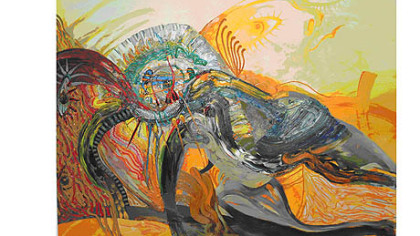 'She at the Sun' by Anastas Konstantinov.