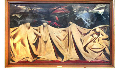 Malcolm Parcell's "Cursed Confusion" will be auctioned on Sunday at Dargate Auction Galleries.