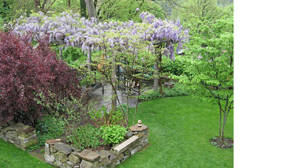 Early spring in the Jim and Mary Beth Crawford's Banksville garden.