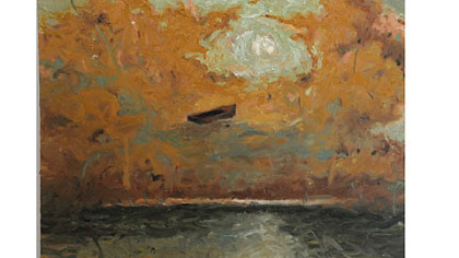 Artist Donna Hollen Bolmgren's "Journey of Life." Oil on canvas.