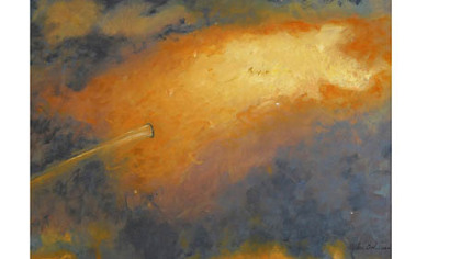 Artist Donna Hollen Bolmgren's "Seeking the Light." Oil on canvas.