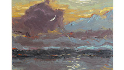 Donna Hollen Bolmgren's "Spiritual Currents." Oil on canvas.