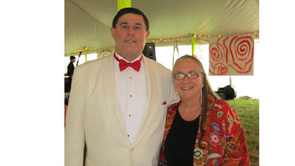 Director G. Gary Moyer and Eleanor Noel Feeley.