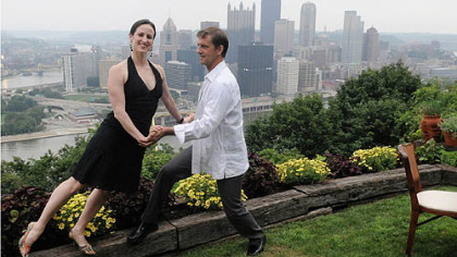 Michele de la Reza and Peter Kope.