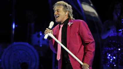 Rod Stewart performs at Consol Energy Center as part of the Heart & Soul Tour with Stevie Nicks.