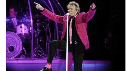 Rod Stewart performs at Consol Energy Center as part of the Heart & Soul Tour with Stevie Nicks.
