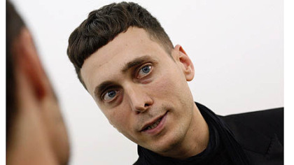 Artist and fashion designer Hedi Slimane.