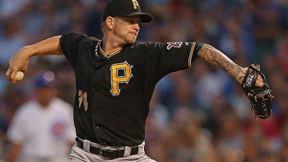 A.J. Burnett pitched a one-hit, complete-game shutout and Neil Walker hit a first-inning grand slam in the win.