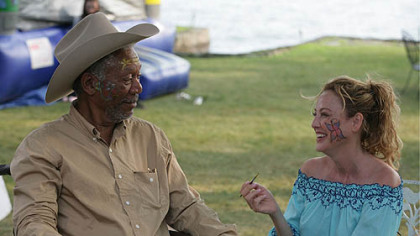 Morgan Freeman and Virginia Madsen form an unlikely relationship in "The Magic of Belle Isle."