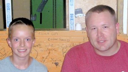 Tyler Kautzman, left, of McCandless, has organized a 5K walk/run in memory of his friend, the late Staff Sgt. Edward Greiner, a U.S. Navy paratrooper. It will take place at 9 a.m. July 29 at the Boathouse in North Park.
