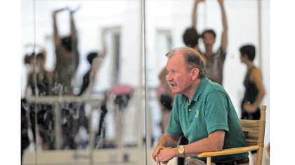 Artistic director Terrence Orr watches a rehearsal of "Step Touch."