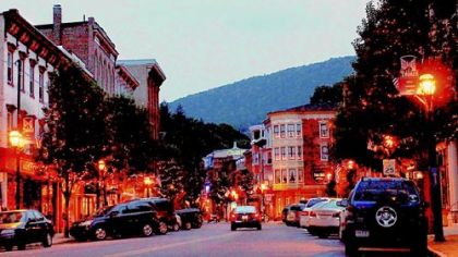 A view of Broadway in Jim Thorpe.