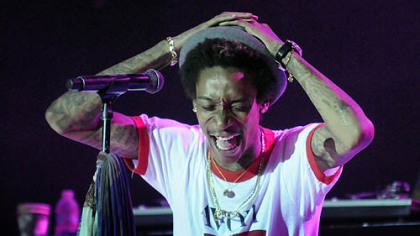 Wiz Khalifa at First Niagara Pavilion as part of the Under the Influence of Music Tour, which includes fellow Pittsburgher Mac Miller.