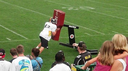 CIP shared this photo from training camp sessions on Tuesday simply entitled "Block drills." View more and add your own photos at www.post-gazette.com/yourphotos.