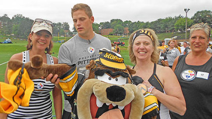 deb shared this photo of Shaun Suisham with the title "Suisham fun with Steelers Fans." Share your training camp pictures with Steeler Nation at www.post-gazette.com/yourphotos