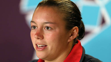 Kennedy native Cassidy Krug competes during the women's 3-meter springboard diving semifinal Sunday.