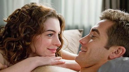 Anne Hathaway, above with Jake Gyllenhaal, filmed "Love & Other Drugs" in Pittsburgh in 2009.